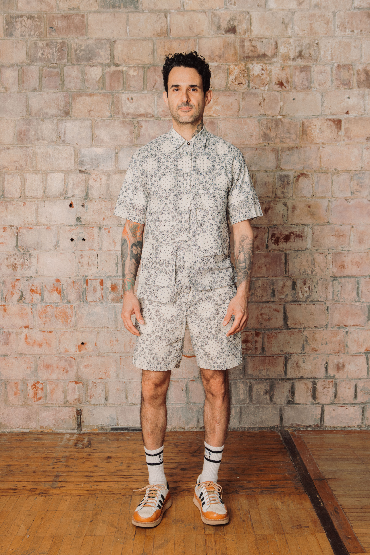 Asymmetrical Shorts Set